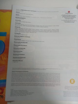 Libros de texto de 5 de primaria
