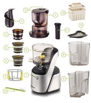 Licuadora Chefplus Essential Slow Juice