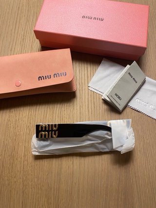 Gafas Miu Miu Negras Marrón Degradado
