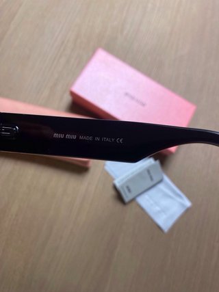 Gafas Miu Miu Negras Marrón Degradado