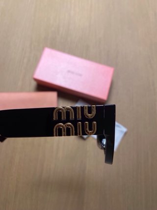 Gafas Miu Miu Negras Marrón Degradado