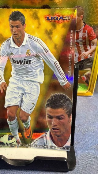 Cromo Cristiano Ronaldo MVP LIGA 2013 Metalcards
