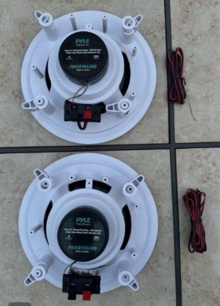 Altavoces Pyle blancos PDICBT652RD Bluetooth