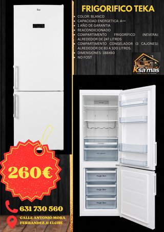 Frigorífico Teka Blanco