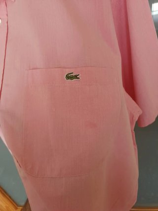 Camisa Vintage Lacoste Rosa