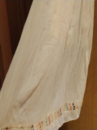 Vestido blanco Ibicenco calado y con bordado