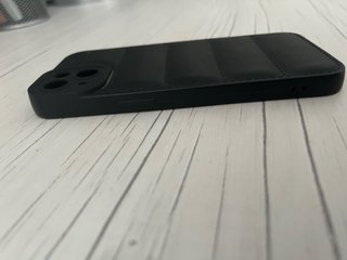 Funda iPhone Negra Acolchada