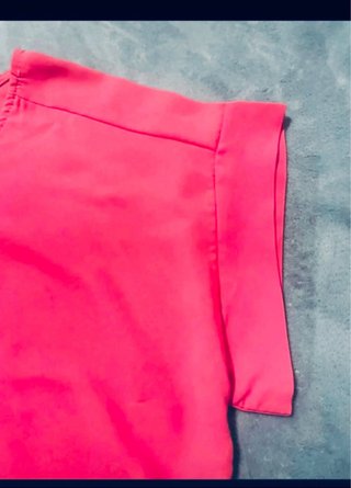 Blusa gasa rosa talla única