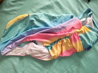 Bañador multicolor con estampado tie-dye