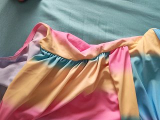 Bañador multicolor con estampado tie-dye