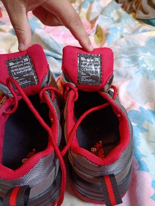 Zapatos Seguridad Be Work T39 Gris/Rojo