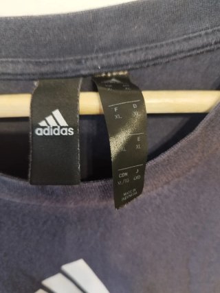 Camiseta Adidas Talla XL Azul/Rojo