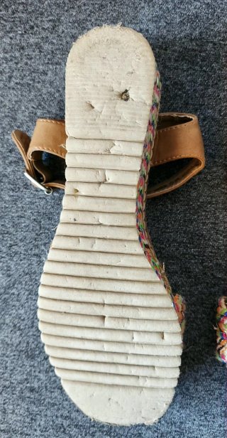 Sandalias cuña Refresh Talla 37 Multicolor