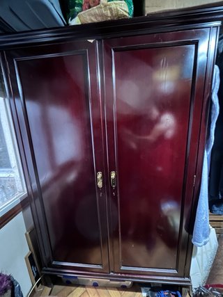 Urgente Armario Ropero Madera 2 Puertas