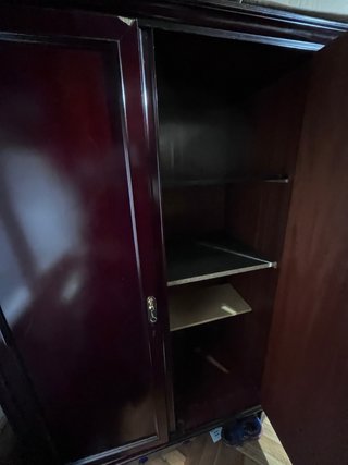 Urgente Armario Ropero Madera 2 Puertas