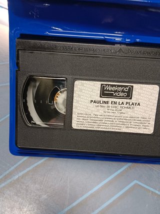 película en VHS, Pauline En La Playa (Eric Rohmer,1983)- caja grande