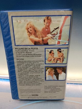 película en VHS, Pauline En La Playa (Eric Rohmer,1983)- caja grande