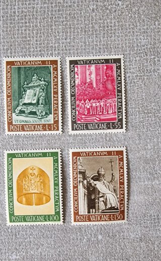 Serie francobolli Poste Vaticane