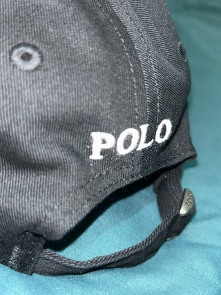 Gorra Polo Ralph Lauren Negra con Logo Blanco