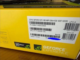 Tarjeta Gráfica Zotac GTX 1060 AMP 6GB