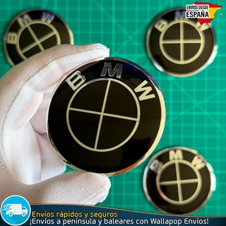 Emblemas BMW 60mm x4 Tapacubos Buje Centro Llantas