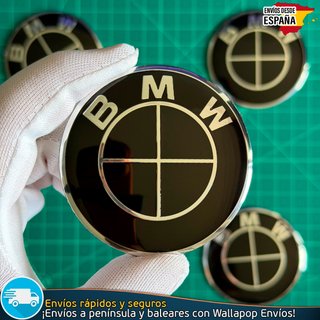 Emblemas BMW 60mm x4 Tapacubos Buje Centro Llantas