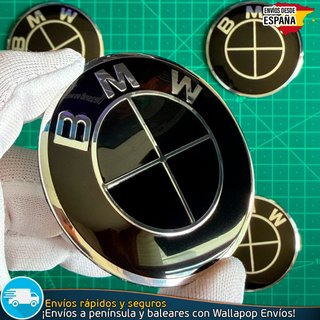 Emblemas BMW 60mm x4 Tapacubos Buje Centro Llantas