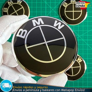Emblemas BMW 60mm x4 Tapacubos Buje Centro Llantas