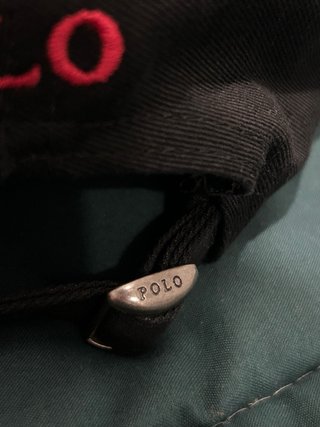 Gorra Polo Ralph Lauren Negra con Logo Rojo