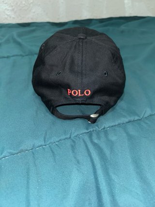 Gorra Polo Ralph Lauren Negra con Logo Rojo