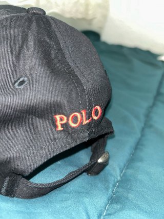 Gorra Polo Ralph Lauren Negra con Logo Rojo