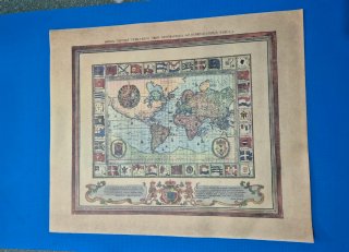 Mapa Mundi Antiguo Nova Totius Terrarum