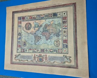 Mapa Mundi Antiguo Nova Totius Terrarum