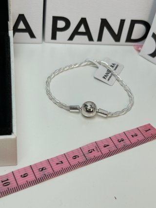 Pulsera Pandora Plata Trenzada 17 centímetros ale