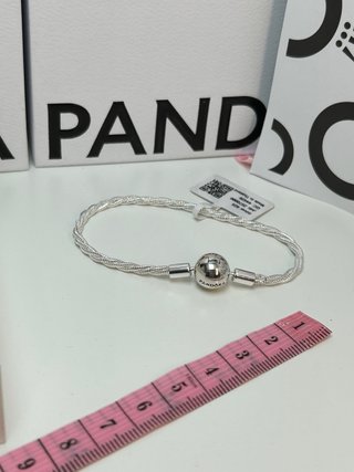 Pulsera Pandora Plata Trenzada 17 centímetros ale