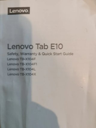 Lenovo Tab E10 TB-X104L