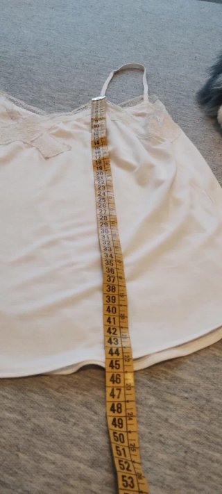Top lencero blanco encaje talla M