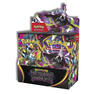 Caja 36 Sobres Pokémon Oscuridad Absoluta Español