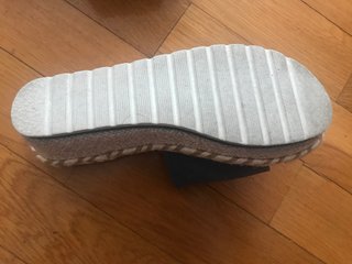 Sandalias plataforma azul marino Talla 38