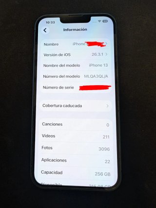iPhone 13 Azul 256 GB