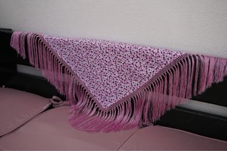 Mantoncillo Flamenca Niña Rosa