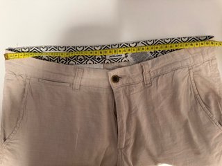 Pantaloni Jack & Jones Uomo Lino Beige Tg 50