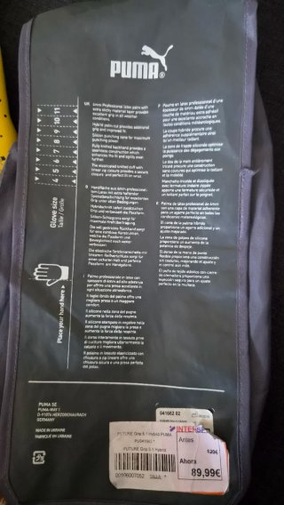 Guantes de Portero Puma Futbol