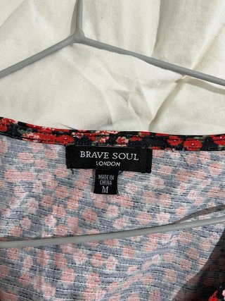 Vestido floral Brave Soul Talla M