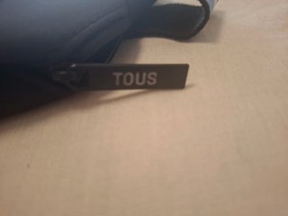 Neceser Tous Negro con Tira Multicolor Nuevo