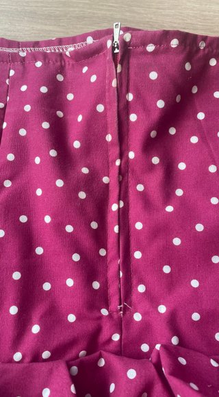 Falda flamenca volantes morado y turquesa