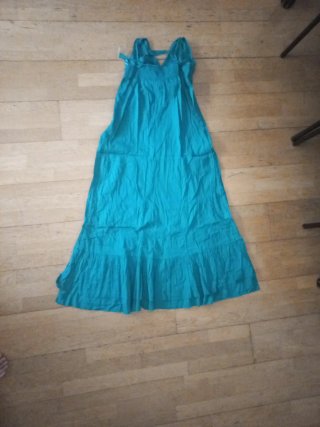 Vestido largo azul