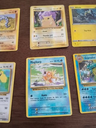 Cartas antiguas Pokémon (para coleccionistas)