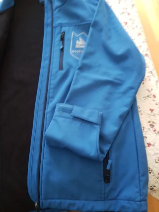 Cortavientos forrado azul unisex