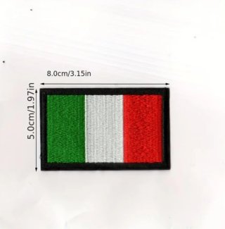 Patch Italia Ricamato